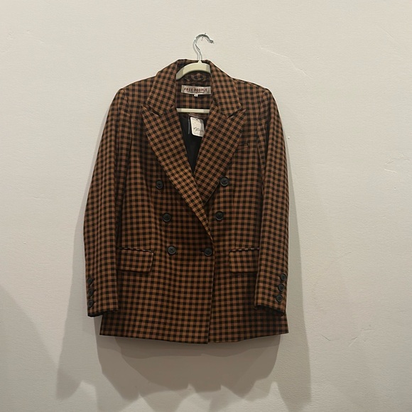 Rue21 Brown Plaid Blazer